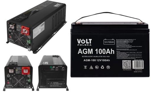 UPS POWER SINUS АВАРИЙНЫЙ ИСТОЧНИК ВЫСОКОЙ МОЩНОСТИ 3000 Вт 9000 ВА 12 В AGM 100 Ач