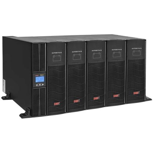 UPS10KV-RT-ON/3F/1F + 5x BM3-R16X9 - аварійне джерело живлення