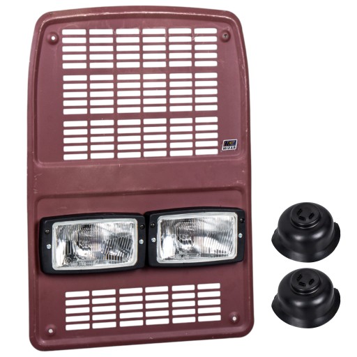 46653471TURKPL - URSUS C-360 СЕТКА КАПОТА ЛАМПЫ ВВЕРХУ + ЛАМПОЧКИ 46653470 ГОТОВЫ К УСТАНОВКЕ