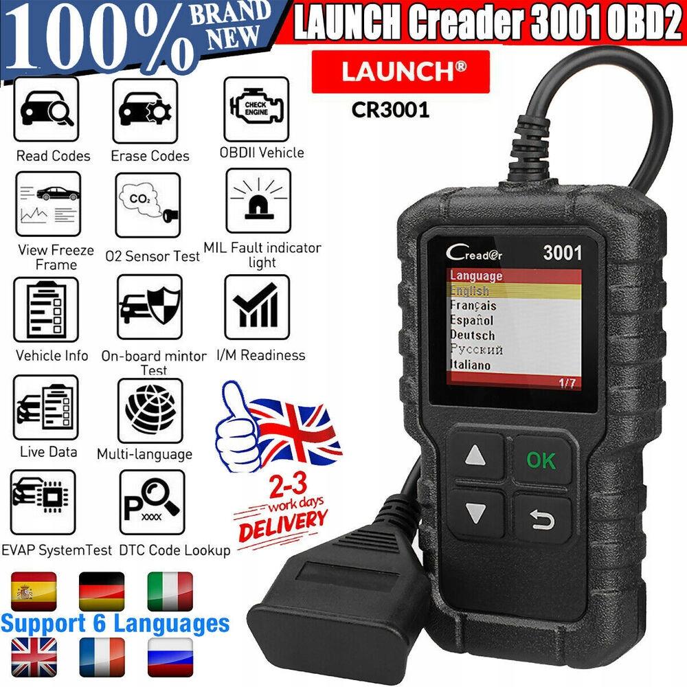 Запуск EOBD OBD2 Code Reader Scanner Auto Diagnoss