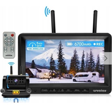 URVOLAX Бездротова камера заднього виду Camper Load