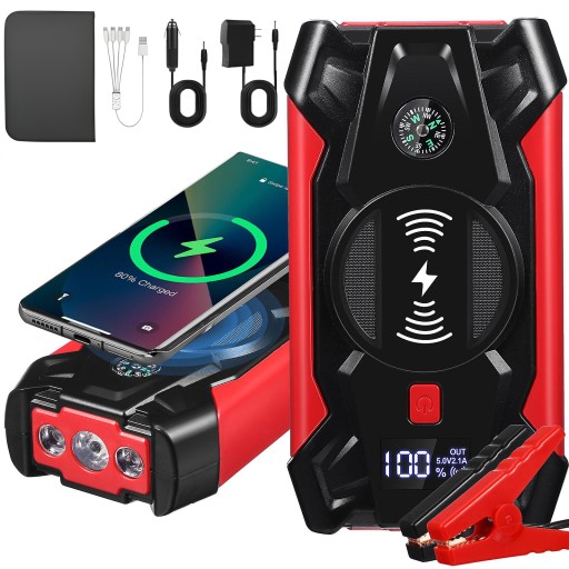 Пусковий пристрій / POWERBANK Jump Starter 20000mAh Booster ліхтарик 12V