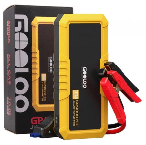 ПУСКОВИЙ ПРИСТРІЙ АВТОМОБІЛЯ BOOSTER JUMP STARTER 4000A POWERBANK
