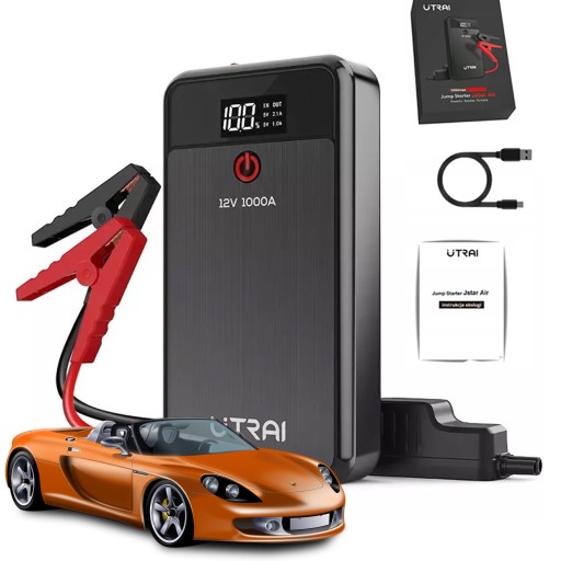 ПУСКОВОЕ УСТРОЙСТВО UTRAI JUMP STARTER BOOSTER ПУСКОВОЕ POWER BANK 1000A