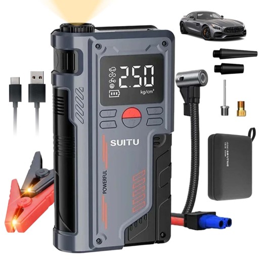 ПУСКОВИЙ ПРИСТРІЙ АВАРІЙНЕ ЖИВЛЕННЯ АВТОМОБІЛЬНИЙ СТАРТЕР 10000 MAH