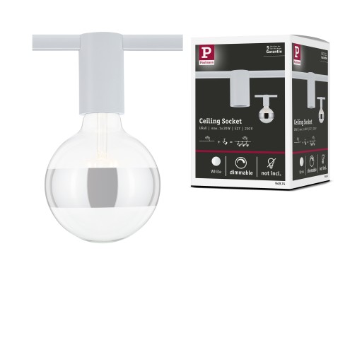 URail Socket макс. 20W E27 230V білий