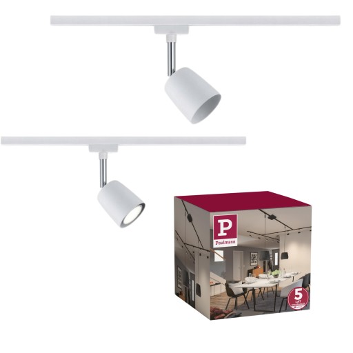 URail System Spot Cover макс. 1x10W GU10 білий/хром 230V
