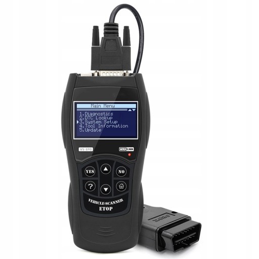 ДИАГНОСТИЧЕСКИЙ ТЕСТЕР НЕИСПРАВНОСТЕЙ ДЛЯ АВТОМОБИЛЯ OBD2 VS-890