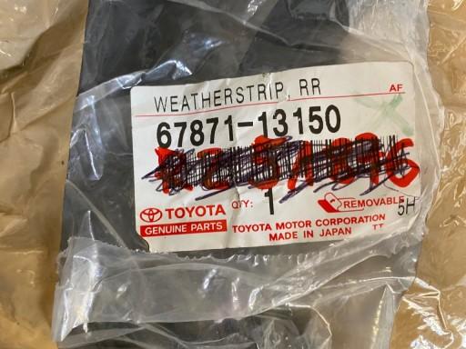 67871-13150 - ПРОКЛАДКА ЗАДНІХ ДВЕРІ TOYOTA COROLLA 67871-13150