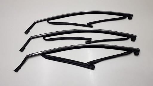 FT4B-R21511-LH1 - УПЛОТНИТЕЛЬ СТЕКЛА ДВЕРИ ПЕРЕДНИЙ ЛЕВЫЙ ХРОМ FORD EDGE