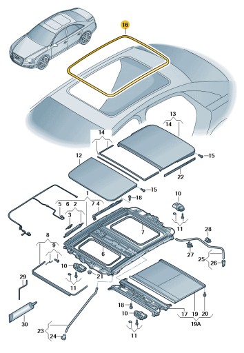 152918 - VOLVO S60 S80 - привод замка крышки топливного бака