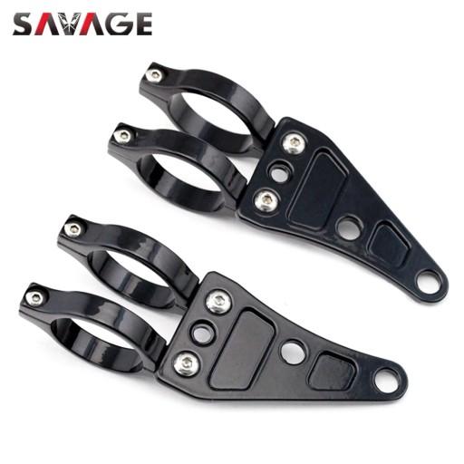 Алюминиевый держатель для фар - черный