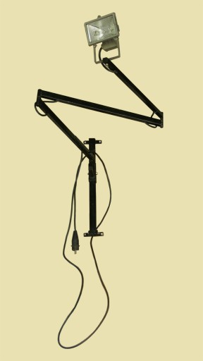Регулируемый патрон для лампы, гараж, мастерская на длинном кронштейне. В студию