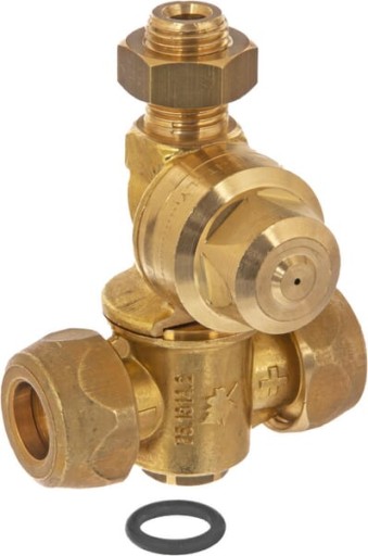 BRTE1Z7561710APUL2 - Тримач сопла подвійний латунь 1/4 