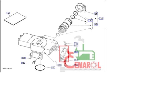 3C34182390 - Ручка m6060, m7060 3c34182390