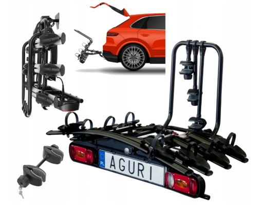 Держатель для велосипеда Aguri Active Bike Hook Black 4 Bikes Platform 2024