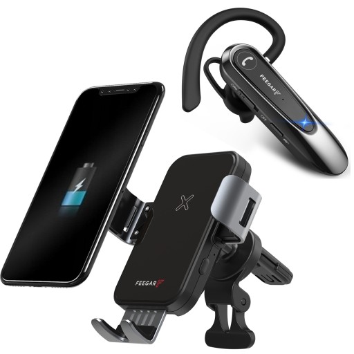 Feegar автомобильный держатель для телефона + BT earphone