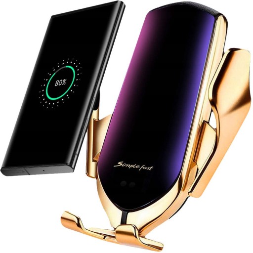 Автоматичний автотримач Alogy R2, індуктивний зарядний пристрій Qi для автомобіля