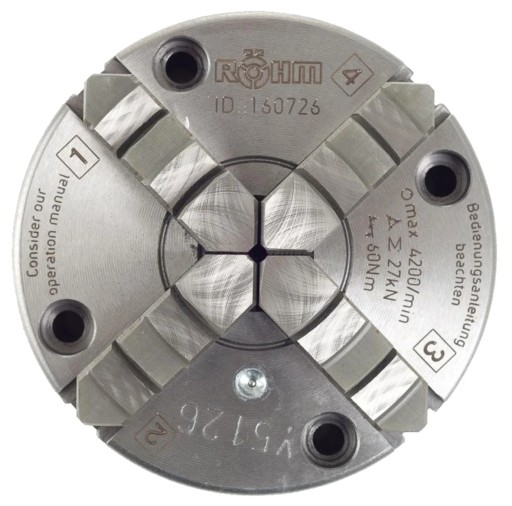 Самоцентруючий 4-кулачний токарний патрон для PD 400 Proxxon