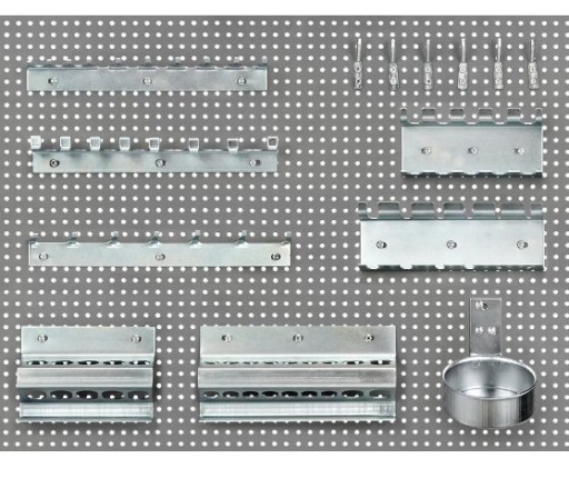 Держатели досок для инструментов, 14 отверстий, листовой металл, гаражный набор ZWY