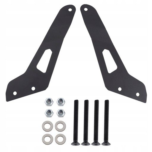 Монтажні кронштейни світлодіодної панелі. Сталеві аксесуари