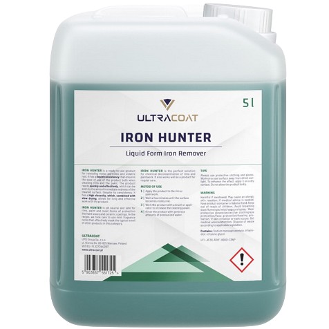 Ultracoat Iron Hunter Deironizer диски и лак 5л