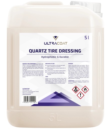 Ultracoat Quartz Tire Dressing для шин с SiO2 5L