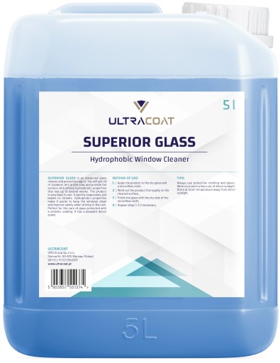 Ultracoat Superior Glass - средство для мытья окон с Hydro 5L