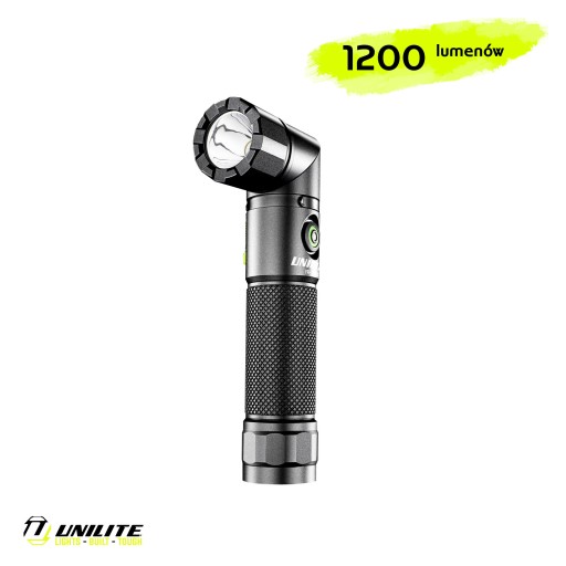 Кутовий ліхтарик Unilite 1200 люмен з подвійним джерелом живлення FR-1200