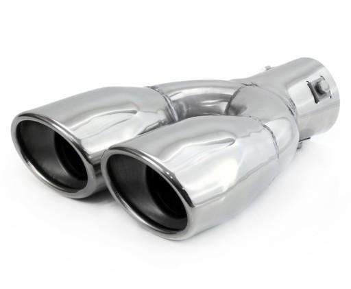 Универсальная Нержавеющая Хромированная Выхлопная Труба