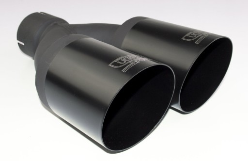 Насадка для глушителя универсальная, круглая, 90 мм, длина 220 мм, диаметр. монтаж 60мм