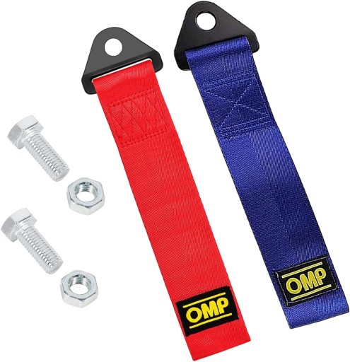 Універсальна петля для буксирування, дуже міцний трос (червоний, синій)