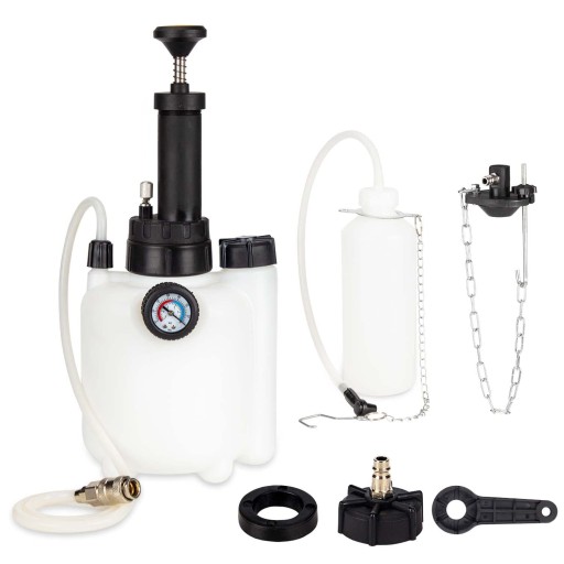 Універсальний інструмент для прокачки гальм з універсальним адаптером