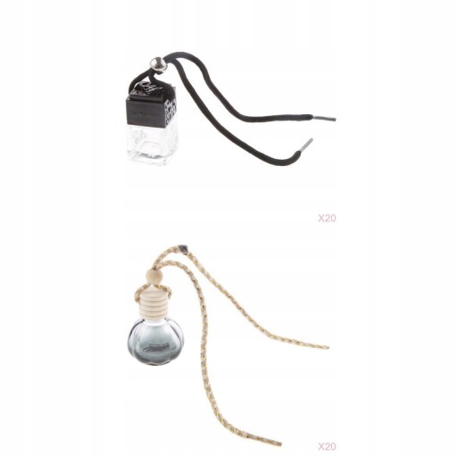 250282 - Чарівність порожньої скляної пляшки парфумів для автомобіля