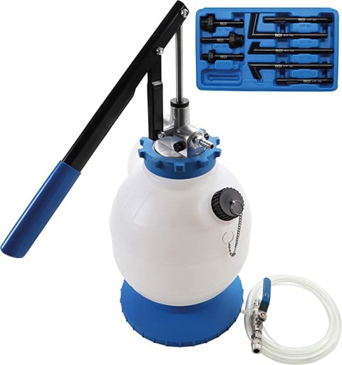 Устройство для заливки масла с ручным насосом 8 адаптеров 7 л BGS