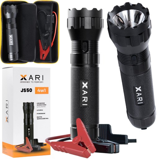 4в1 ліхтарик Power Bank Hammer Xari JS50