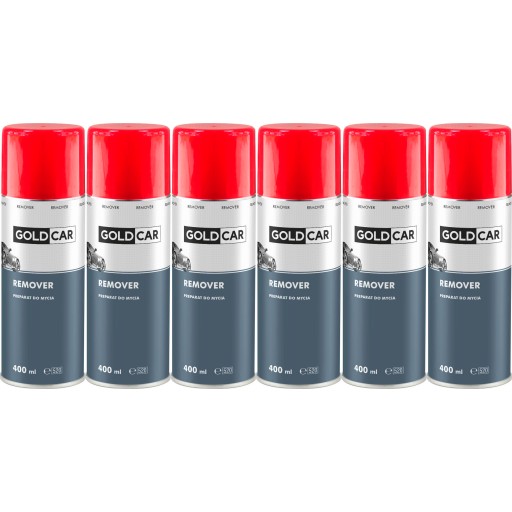 Видалення миття GOLDCAR Remover очищає спрей 6X
