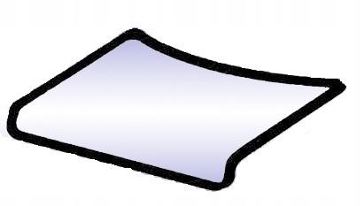 758 0098 - Прокладка крышки багажника Mercedes 123 новая