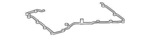 A6510140280 - Прокладка масляного поддона Mercedes M651