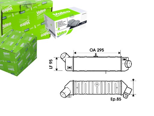 VAL817767/RS5 - VALEO ВХІД ПОВІТРЯ ОХОЛОДЖУВАЧ SEAT CORDOBA,