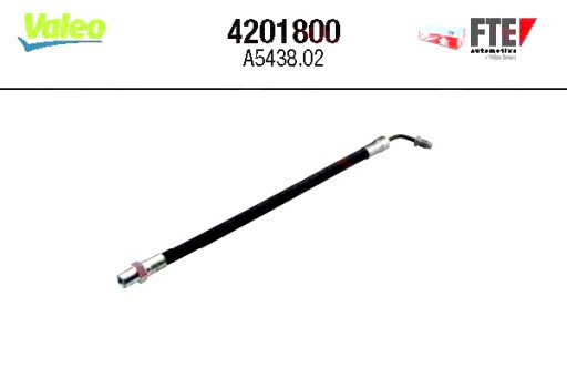 4201800 - Valeo шланг сцепления BMW 3 E36 Z3 E36 1.6-2.8 09.90-01.03