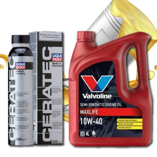 VALVOLINE 10W40 MAXLIFE 4L + LIQUIMOLY CERATEC 7181 ЗАЩИТА ДВИГАТЕЛЯ