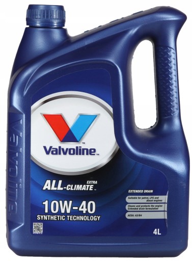 VALVOLINE ALL CLIMATE EXTRA 10W40 5л.