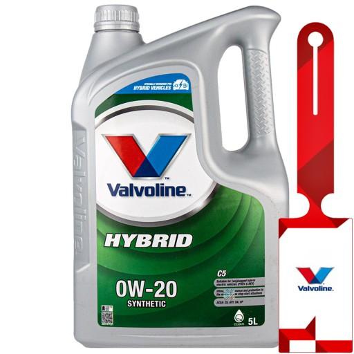 VALVOLINE Hybrid C5 0w20 5L - моторна олива для гібридних автомобілів
