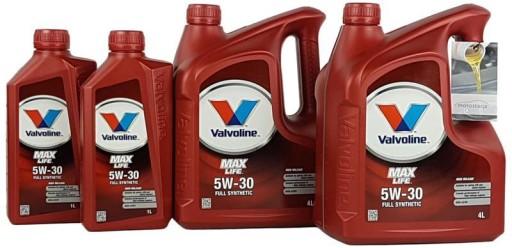 VALVOLINE MAXLIFE 5W30 A3/B3 A3/B4 API SN 10L