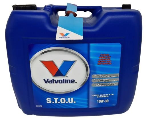 VALVOLINE Багатофункціональне масло STOU 10W30 20л