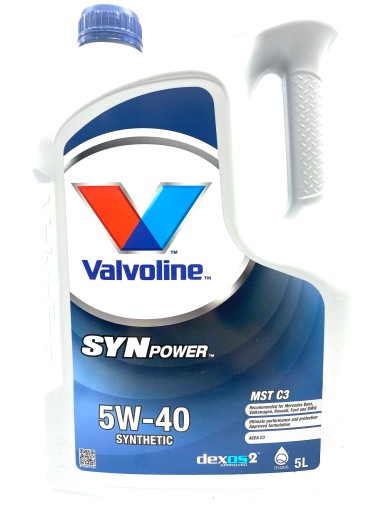 VALVOLINE SYNPOWER MST C3 5w40 5L