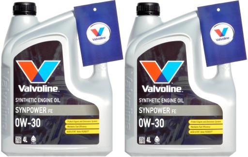 VALVOLINE SynPower FE 0W30 8L VOLVO 95200377 A5/B5 API SP
