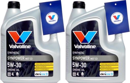 VALVOLINE SynPower MST C3 5W30 8L VW505.01 BMW LL-04 Dexos2 DPF FRESH 2024