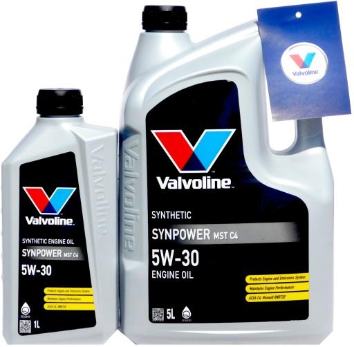 VALVOLINE SynPower MST C4 5W30 6L RENAULT DACIA RN0720 DPF
